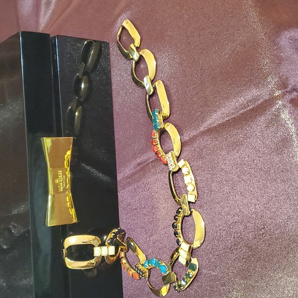 Kate Spade Vintage large link, gold plated necklace, 20"
